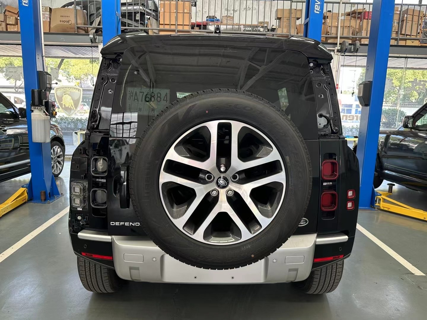 Defender L663 Smoked Rear Taillights — Pair