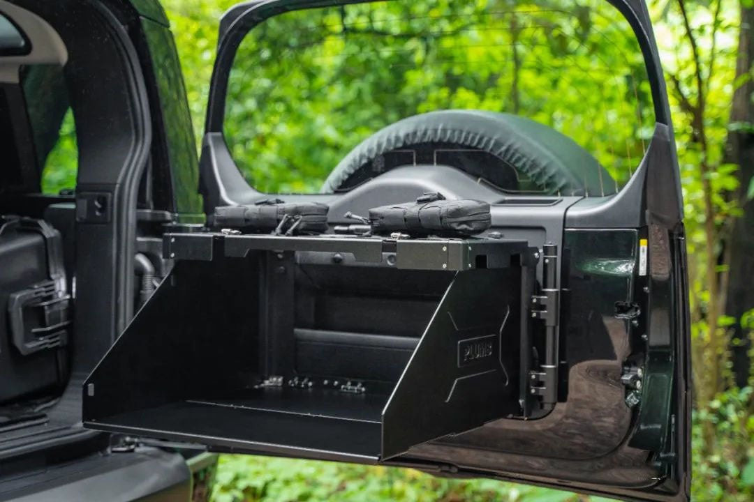 PLUMB M-One Series Tailgate Folding Table — Defender 90/110