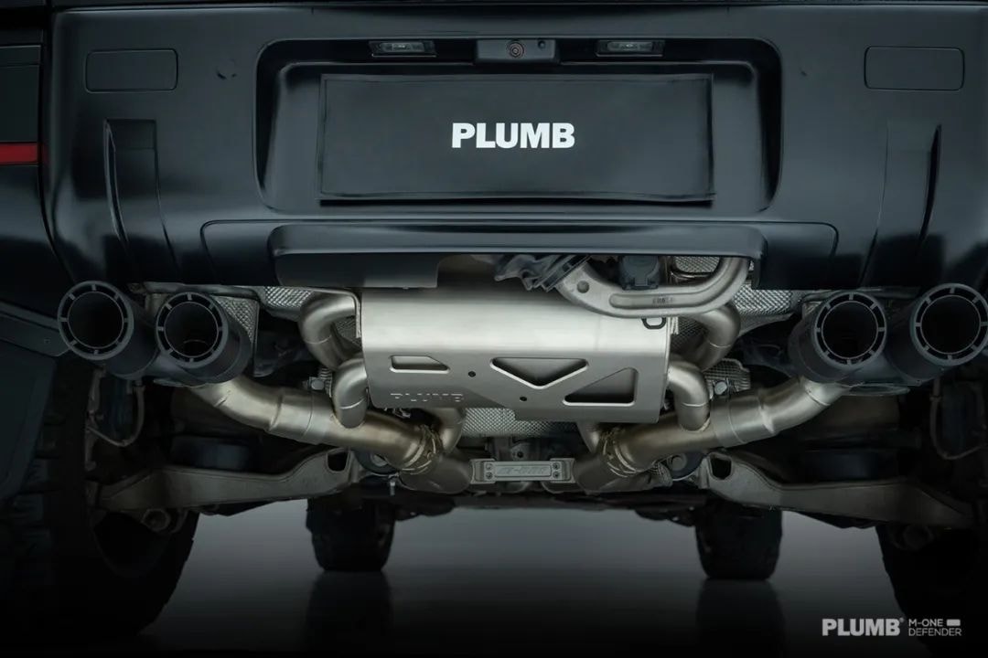 PLUMB M-One Electronically Controlled Exhaust System — Defender 90/110